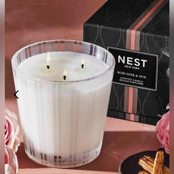NEST New York
21.1 oz. Rose Noir & Oud 3-Wick Candle - Picture 3 of 4